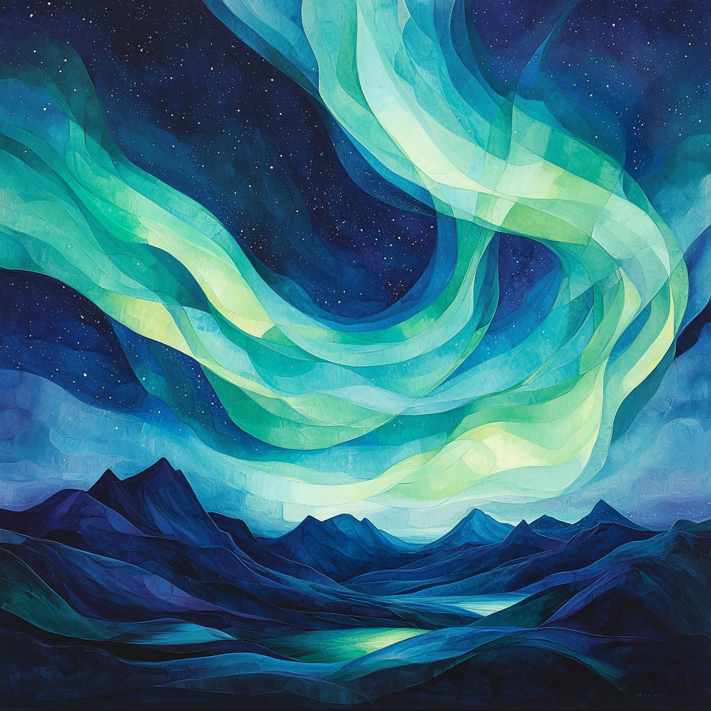 Michelangelo Inspired Auroral Symphony Paint By Number