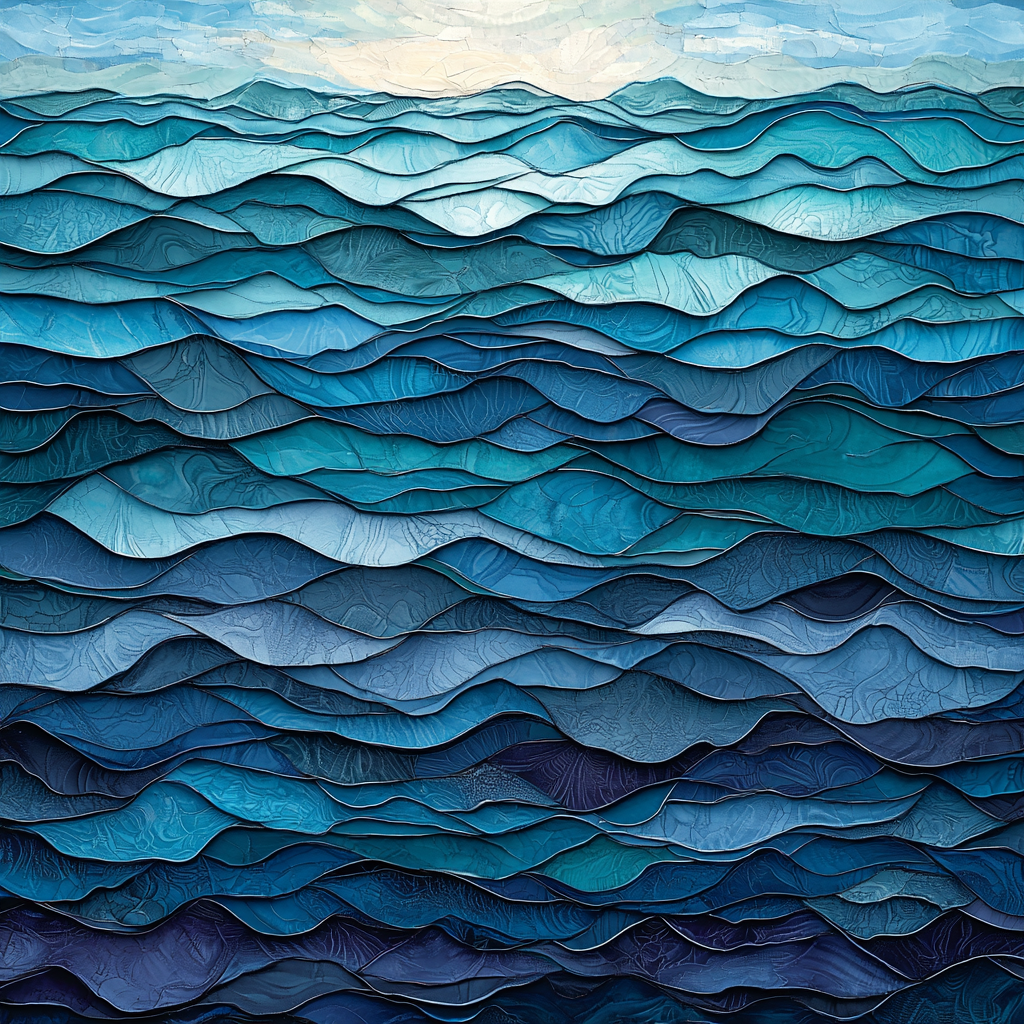 Michelangelo Inspired Mystic Waves Paint By Numbers Art