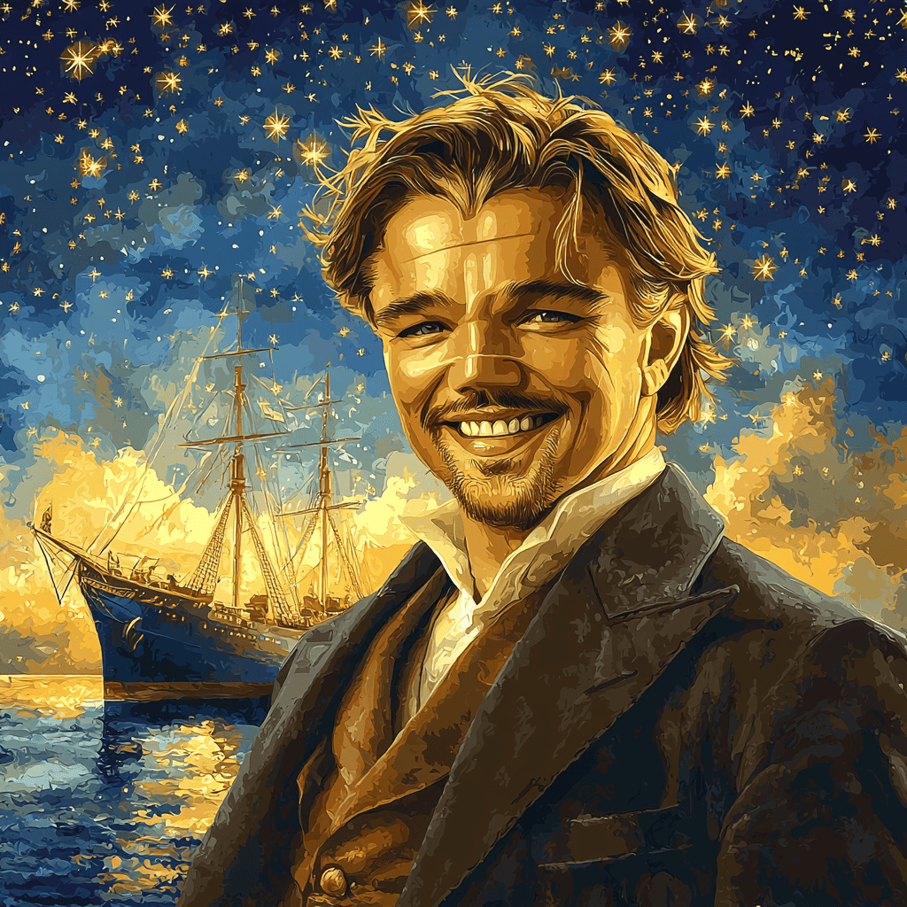 Leonardo DiCaprio: Champion Of Change Beyond Titanic DIY Paint By Numbers