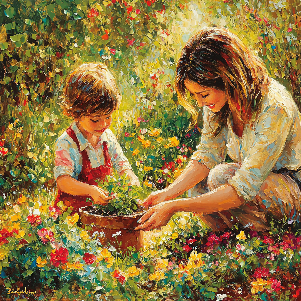 The Art Of Nurture Number Painting
