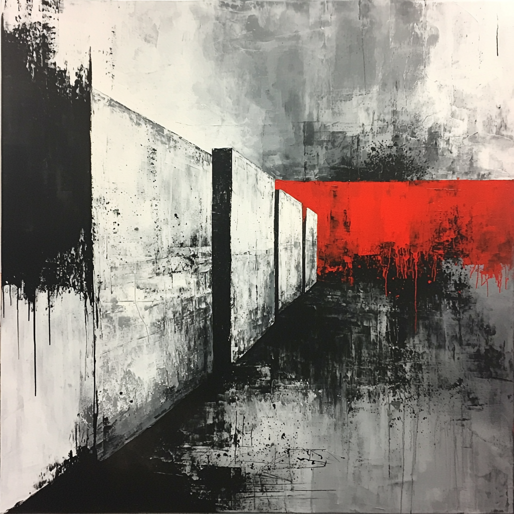 Banksy Inspired The Wall Between Us Paint By Numbers Kits