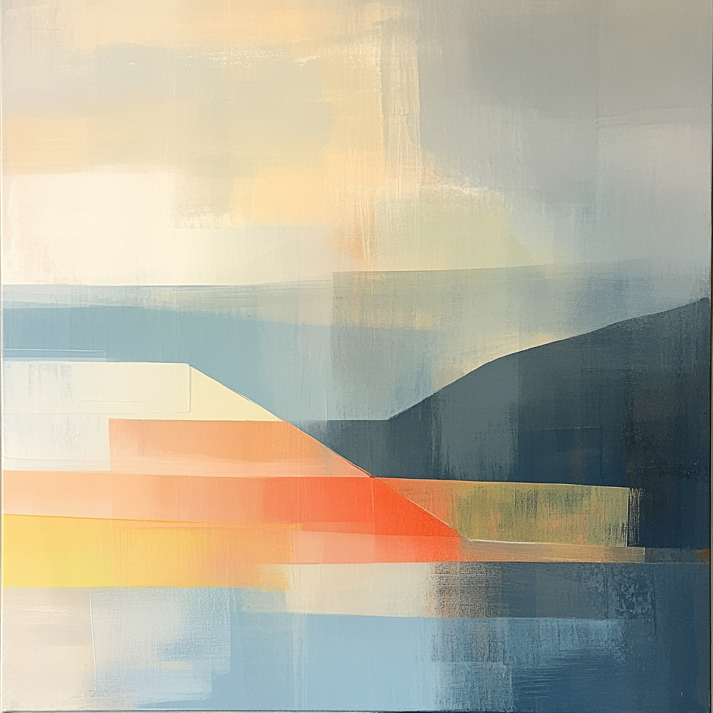 Paul Klee Inspired Mountain Of Thought Painting by numbers kit