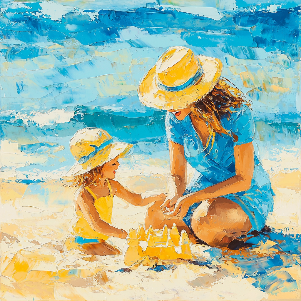Joyful Moments Together Number Painting