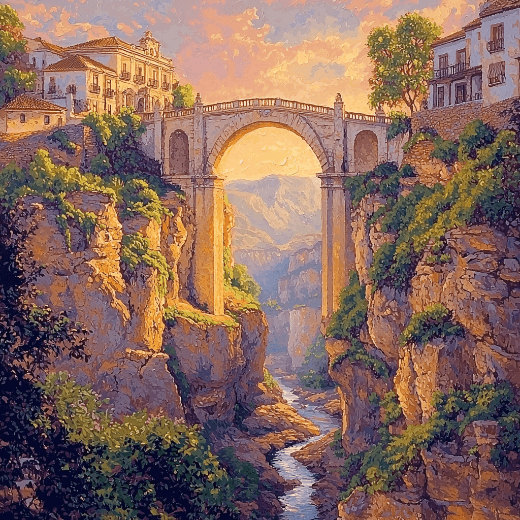 Ronda's Puente Nuevo Numbered Painting Kits