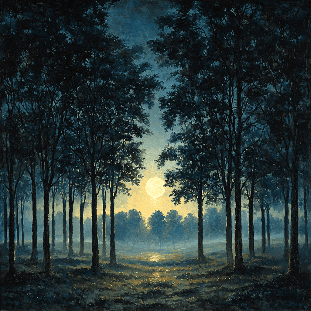 Friedrich Inspired Mystical Night Paint By Numbers Kits