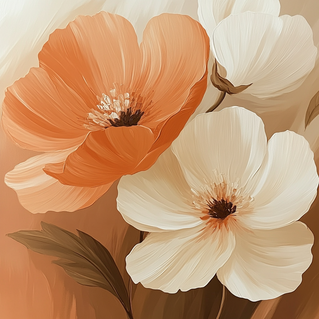Georgia OKeeffe Inspired Desert Flowers Paint by numbers kits