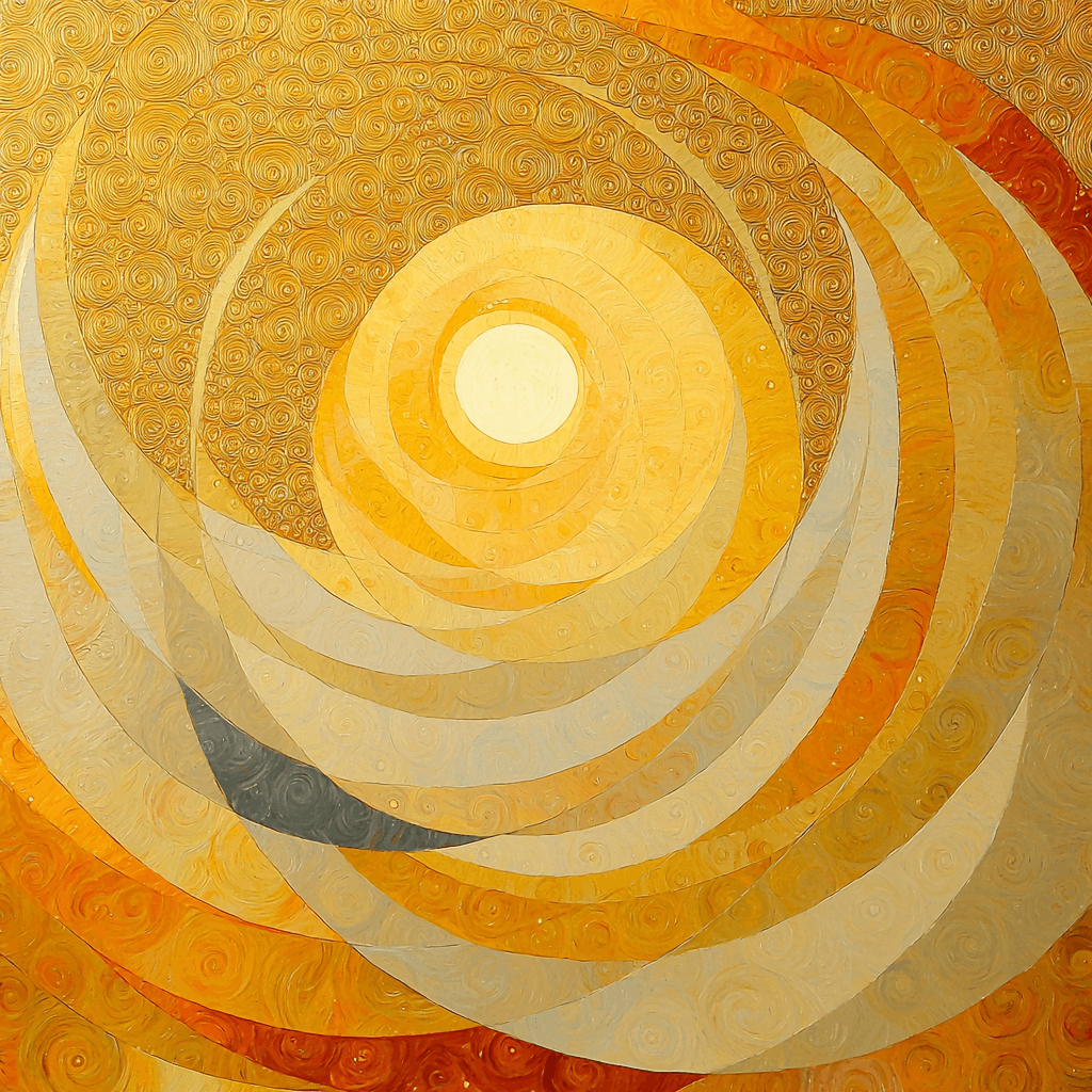 Gustav Klimt Inspired Golden Dawn DIY Paint By Numbers