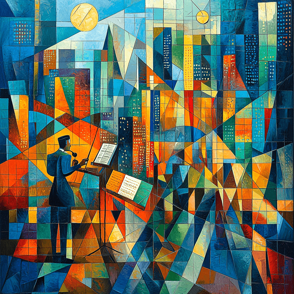 Pablo Picasso Inspired Picasso's Urban Jazz Vibes Numbered Painting Kits