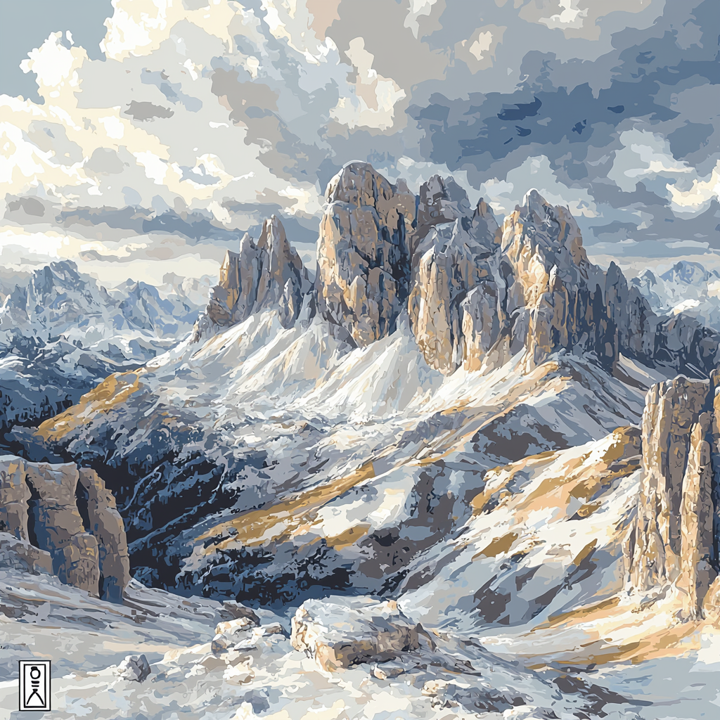 Michelangelo Inspired Majestic Pinnacle Painting Number Kit