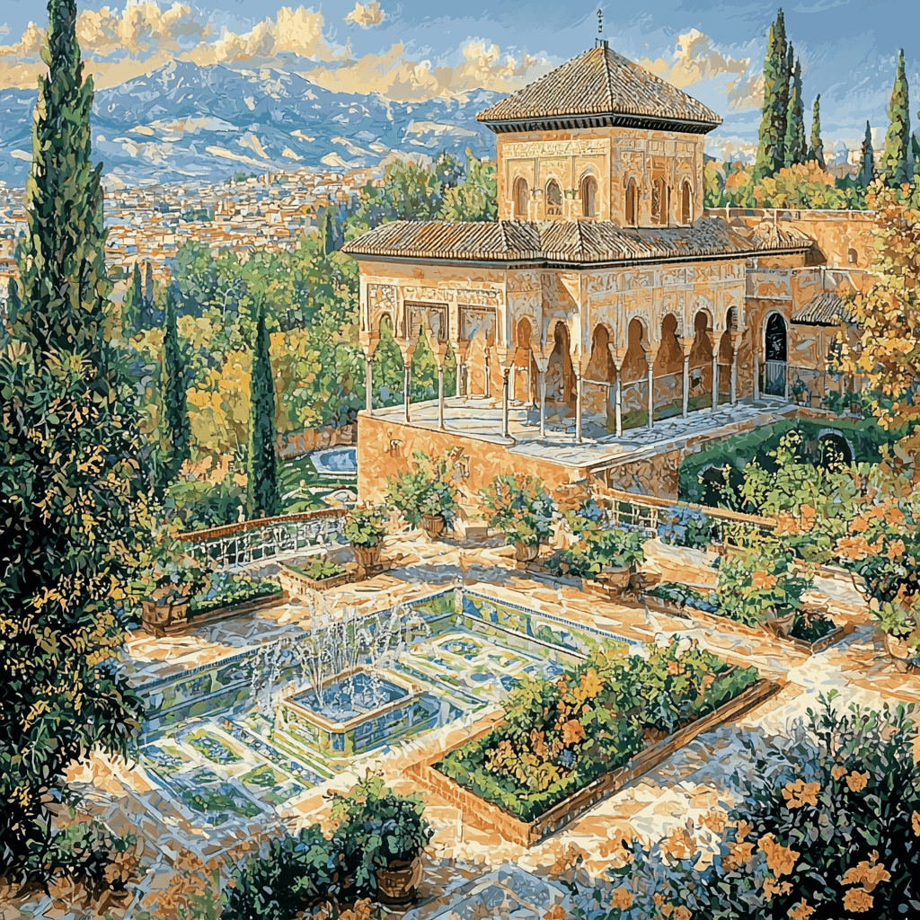 Alhambra - Spain Paint By Numbers