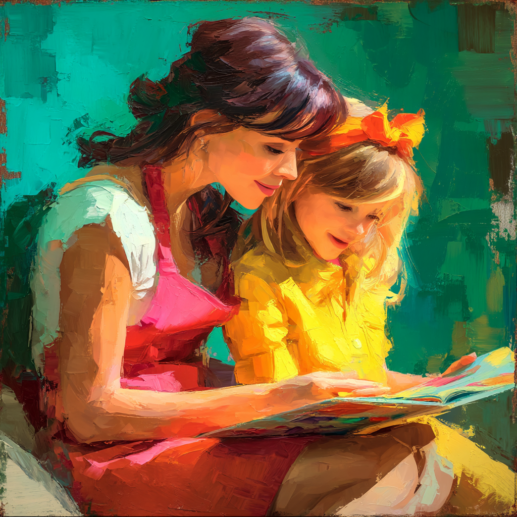 Memories Of A Mother Number Painting