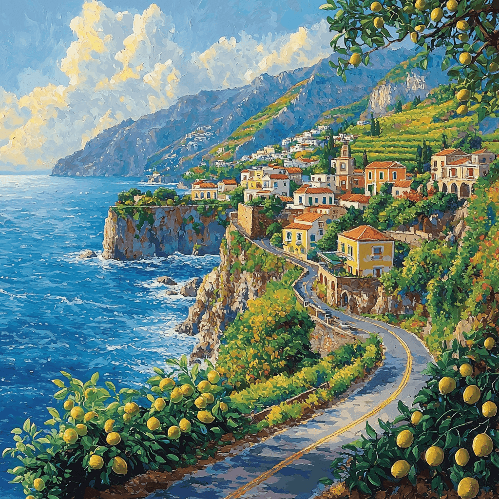 Amalfi Coast - Italy Paint By Number