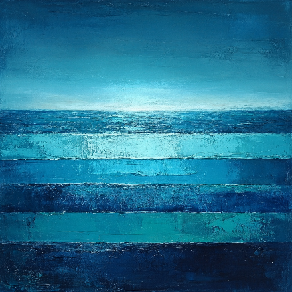 Mark Rothko Inspired Oceanic Silence Paint by numbers kits