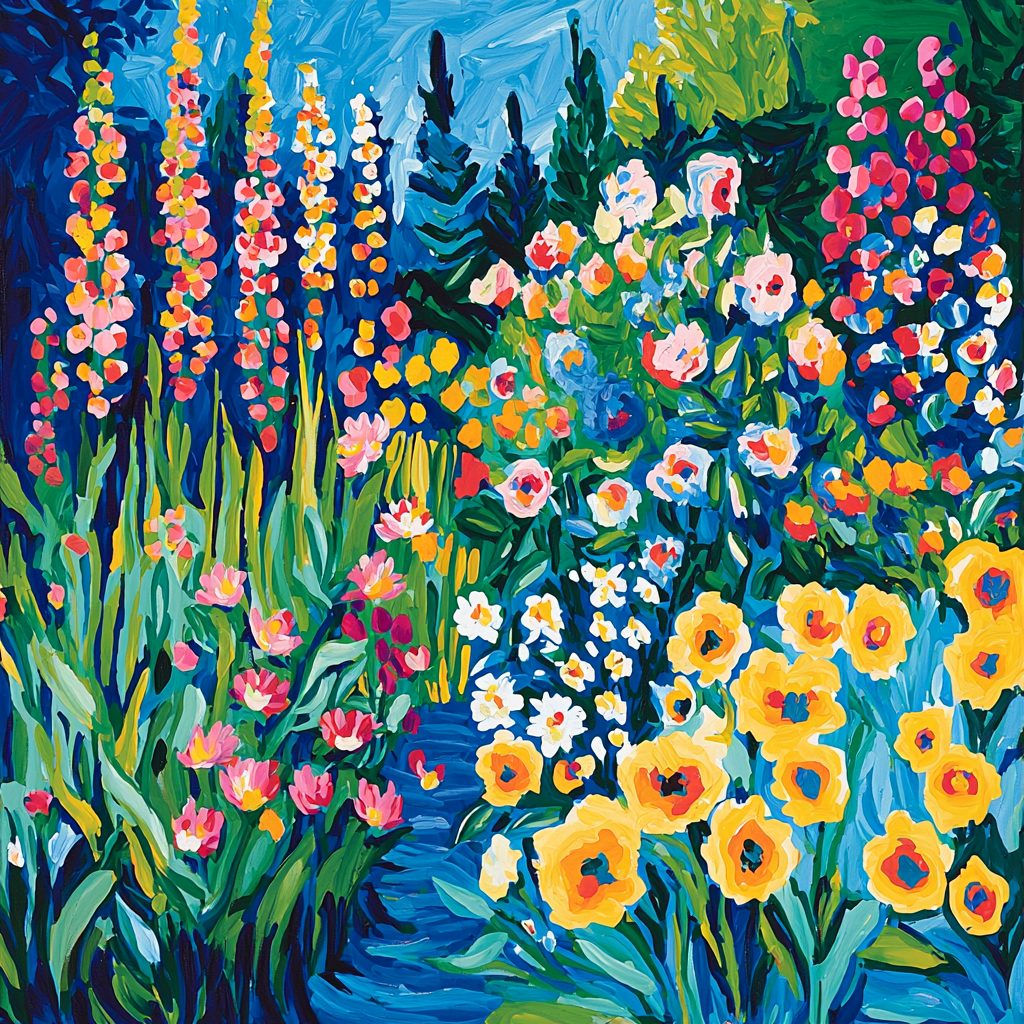 Henri Matisse Inspired Joyous Blooms Painting Number Kit