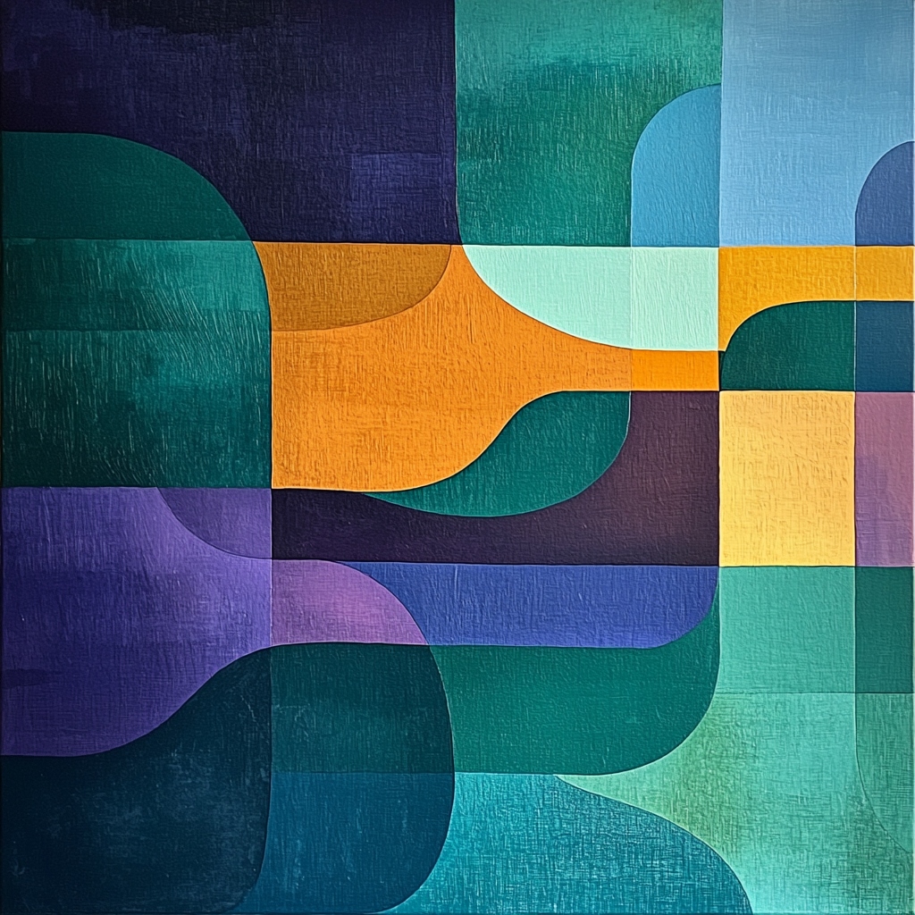 Paul Cézanne Inspired Fusion Of Shapes Numbered Painting Kits
