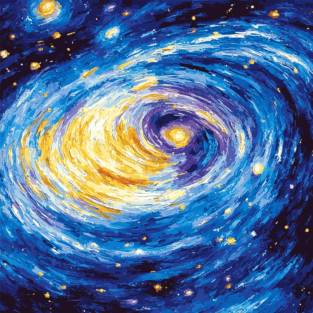 Vincent Van Gogh Inspired Endless Cosmos Paint By Numbers Kits