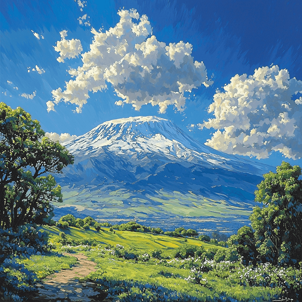 Mount Kilimanjaro - Tanzania Paint By Number