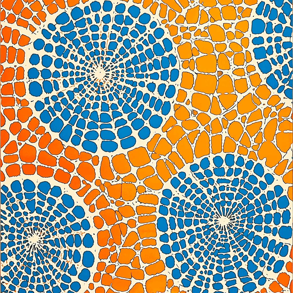 Yayoi Kusama Inspired Infinity Webs Painting By Numbers Kit