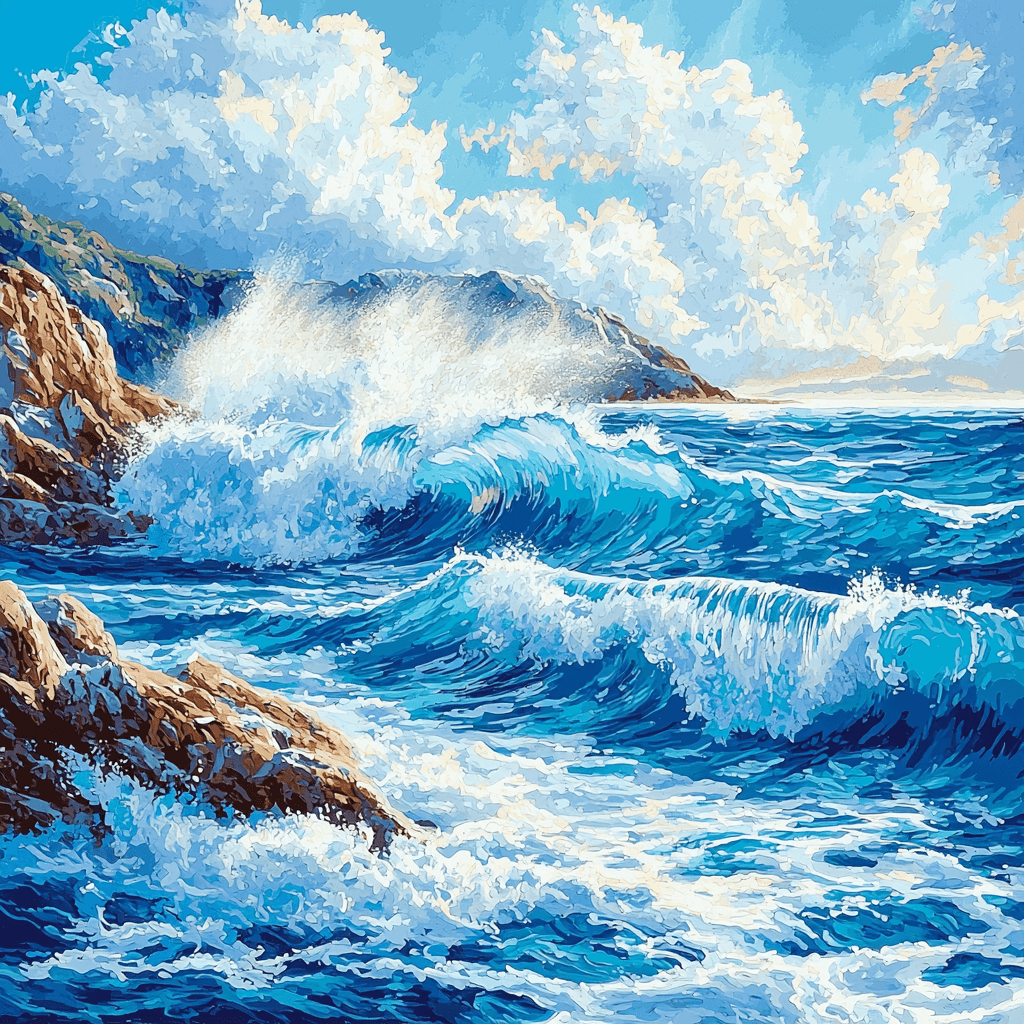 Winslow Homer Inspired Rhythms Of The Sea Paint By Numbers Kits