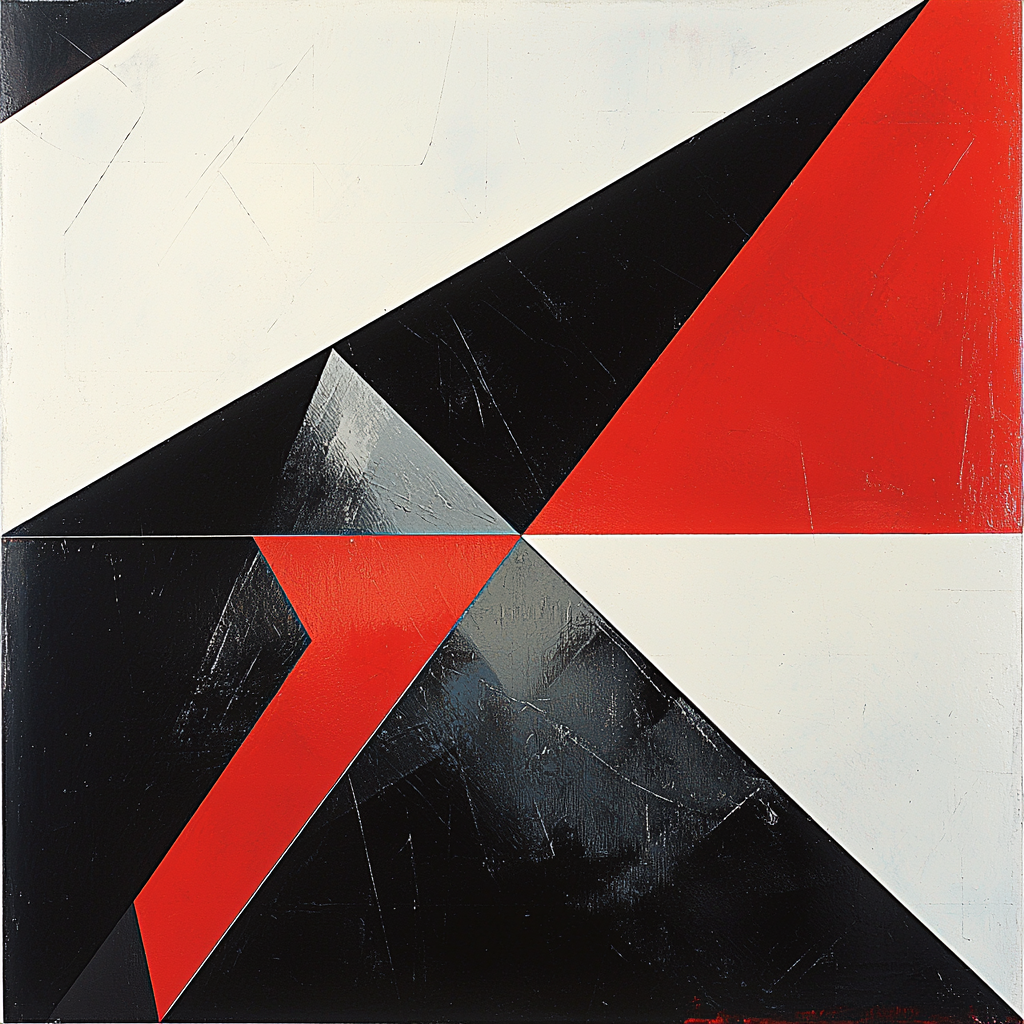 Kazimir Malevich Inspired Abstract Navigation Numbered Painting Kits