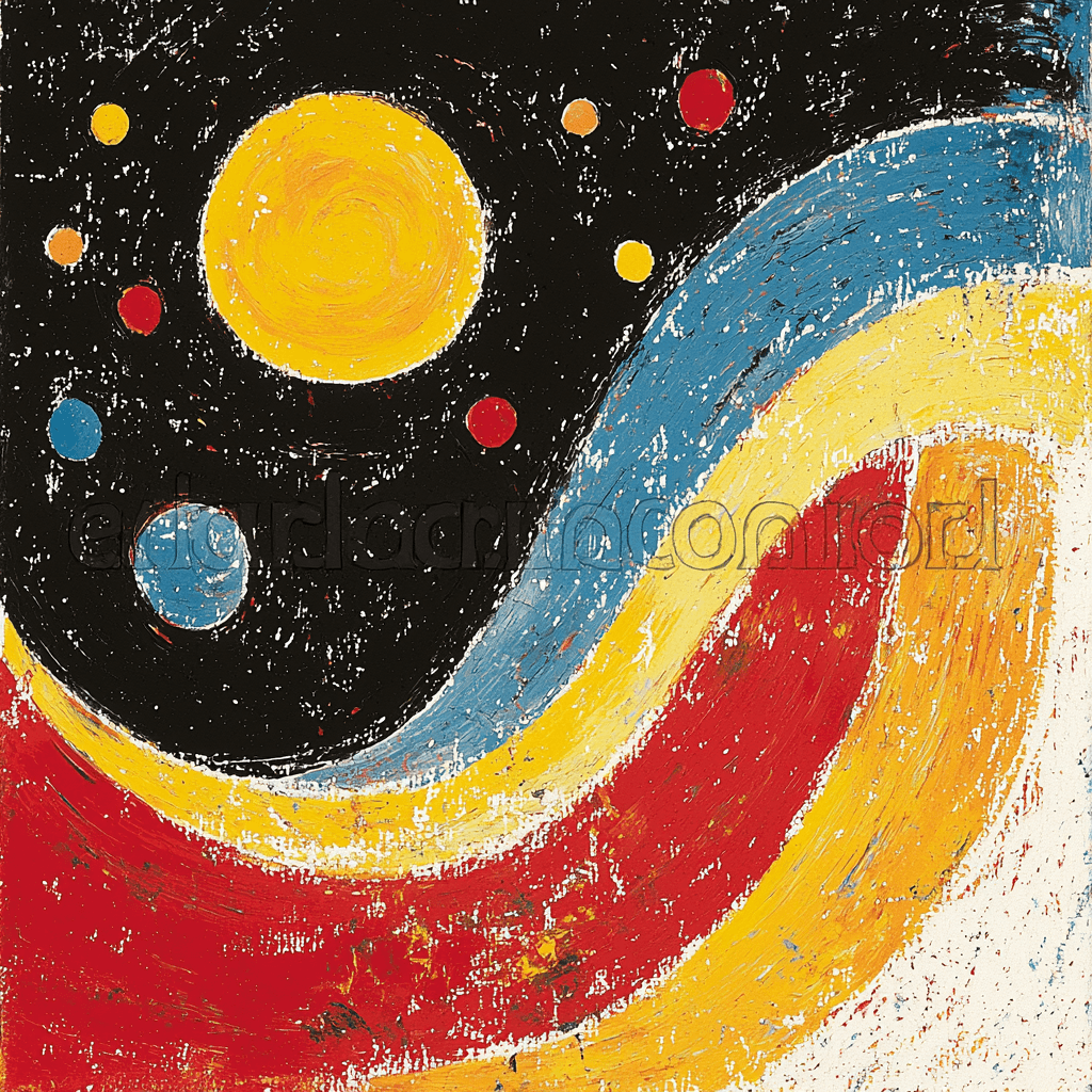 Joan Miró Inspired Cosmic Dance Of Planets Paint By Numbers