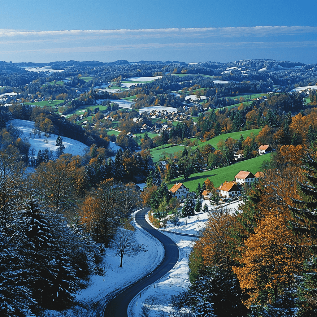 Black Forest High Road - Germany Paint By Numbers