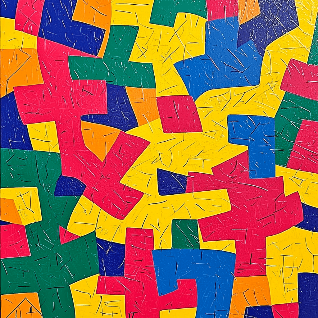 Keith Haring Inspired Joyful Patterns Painting By Numbers Kit