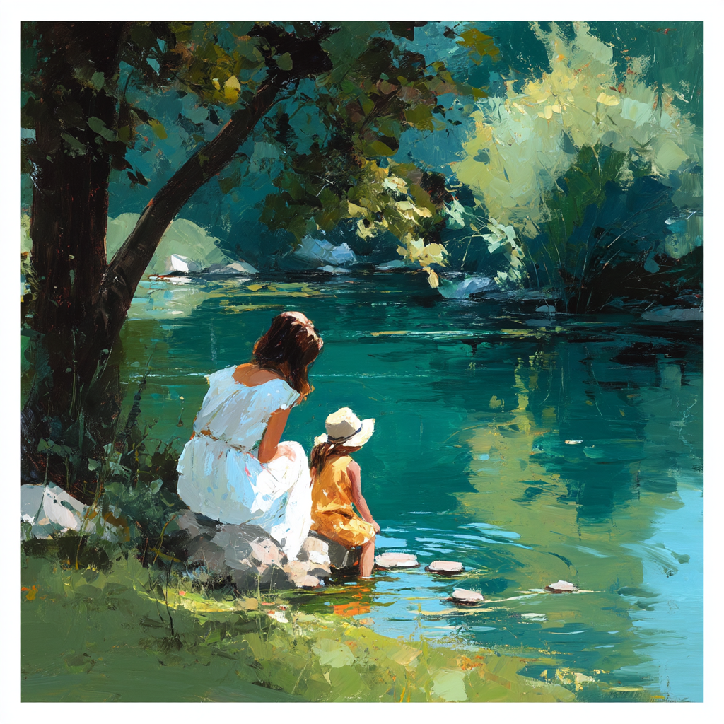 Quiet Creekside Paint By Numbers