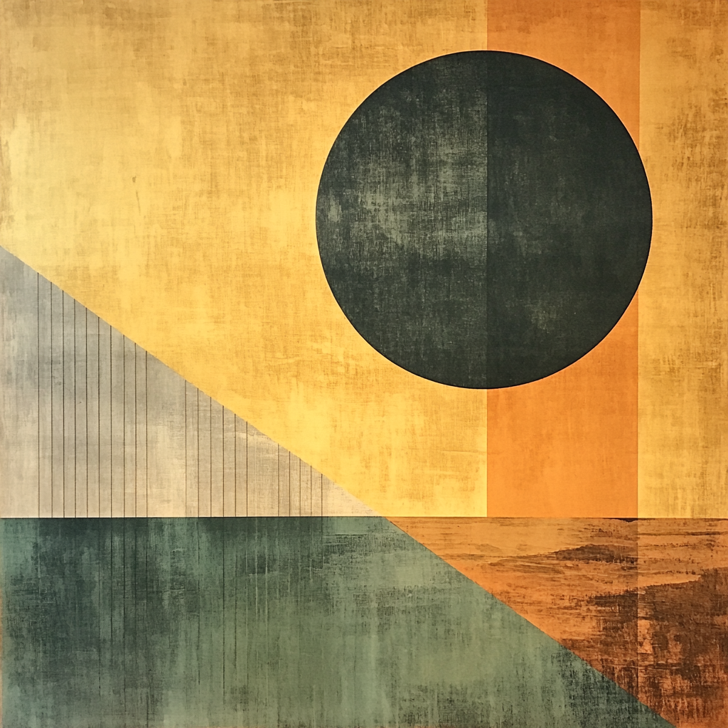 Paul Klee Inspired Sunlit Geometry painting number kit