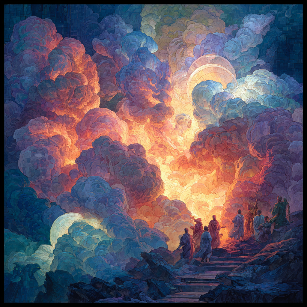 William Blake Inspired Cosmic Vision Painting by numbers kit