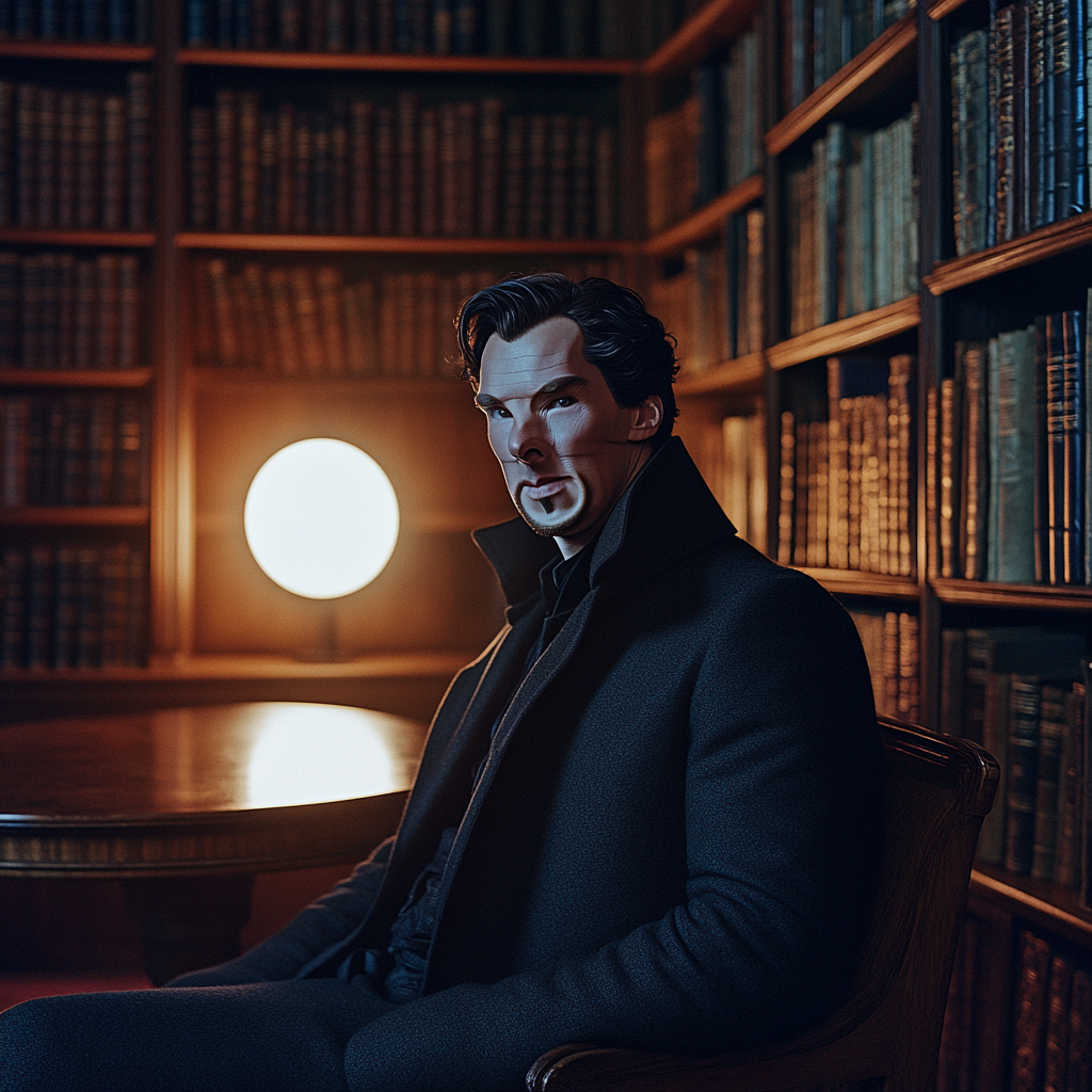 Benedict Cumberbatch: Maps Of Minds And Mirror Worlds Paint by numbers art