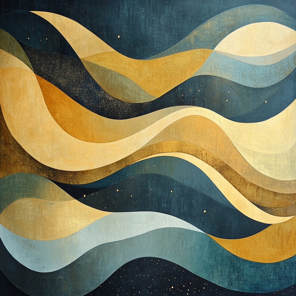 Paul Klee Inspired Abstract Rhythm Paint by numbers art