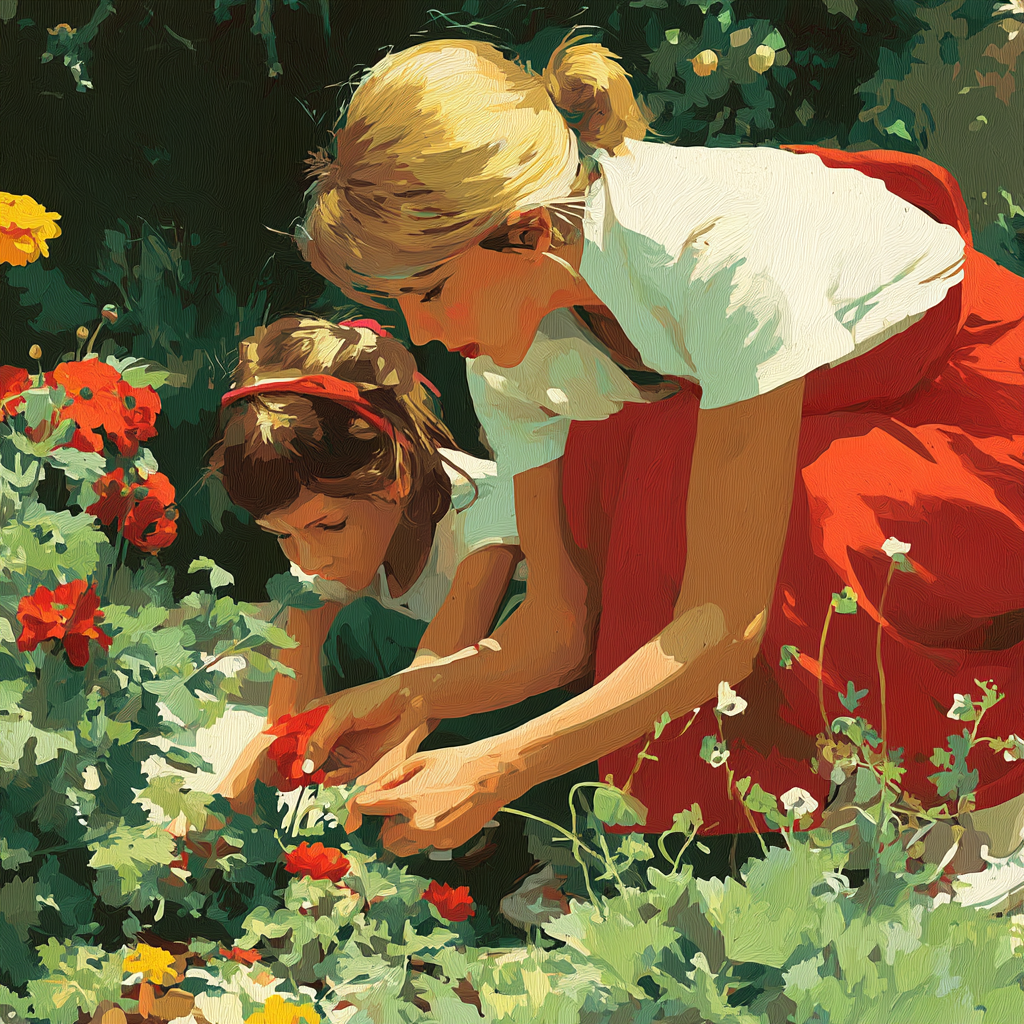 Mom's Love In Every Petal Paint By Numbers Art