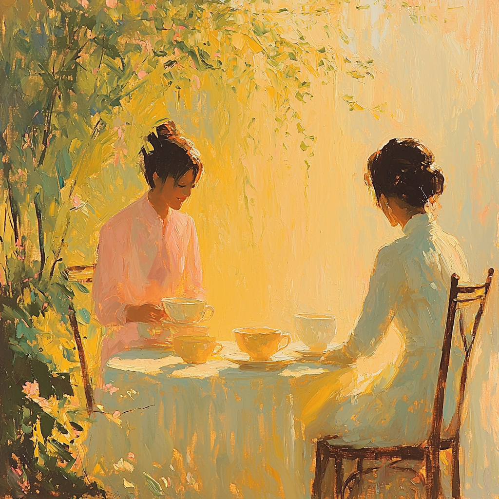 Mom's Evening Tea Paint By Numbers Kits