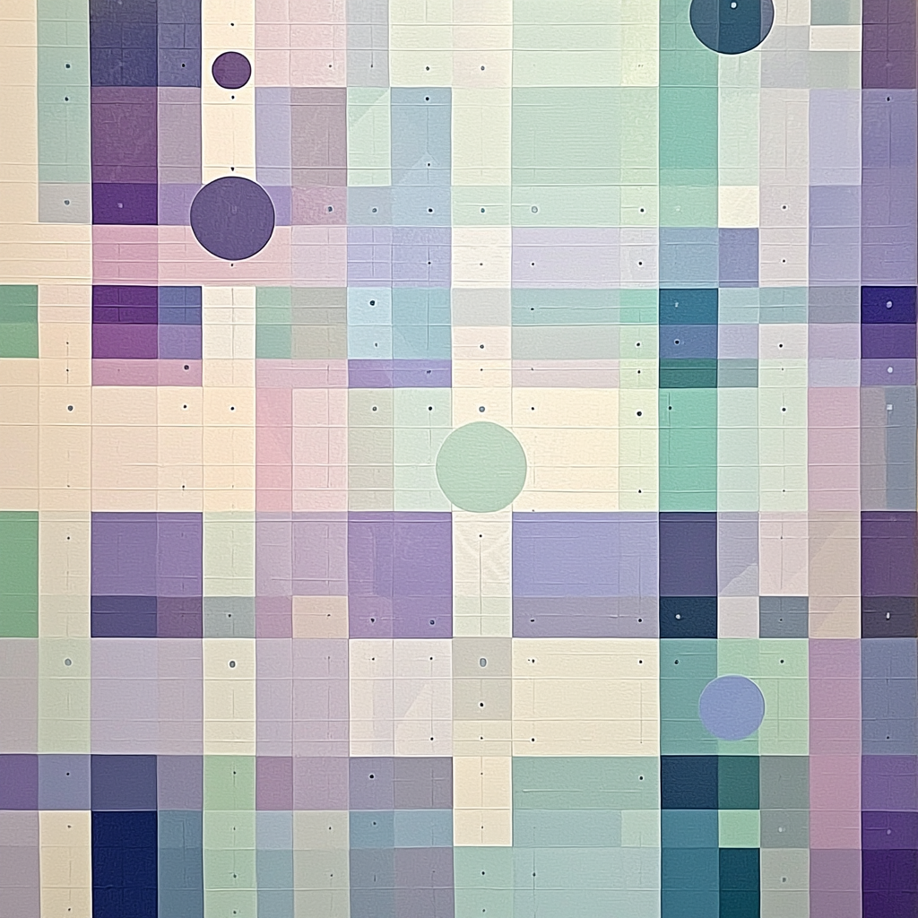 Georges Seurat Inspired Serenity Patterns Paint By Numbers Art