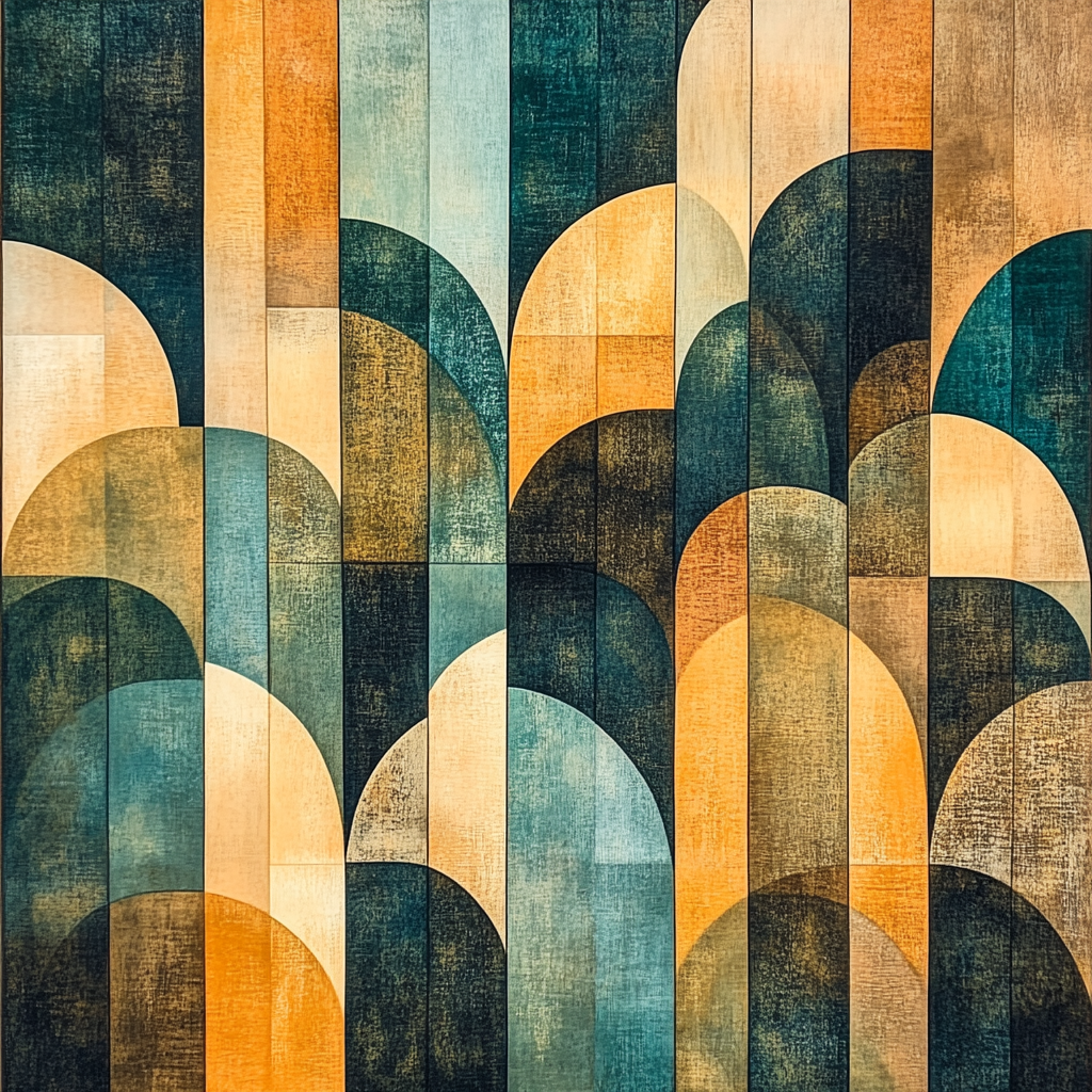 Paul Klee Inspired Enchanted Geometry Paint by numbers art