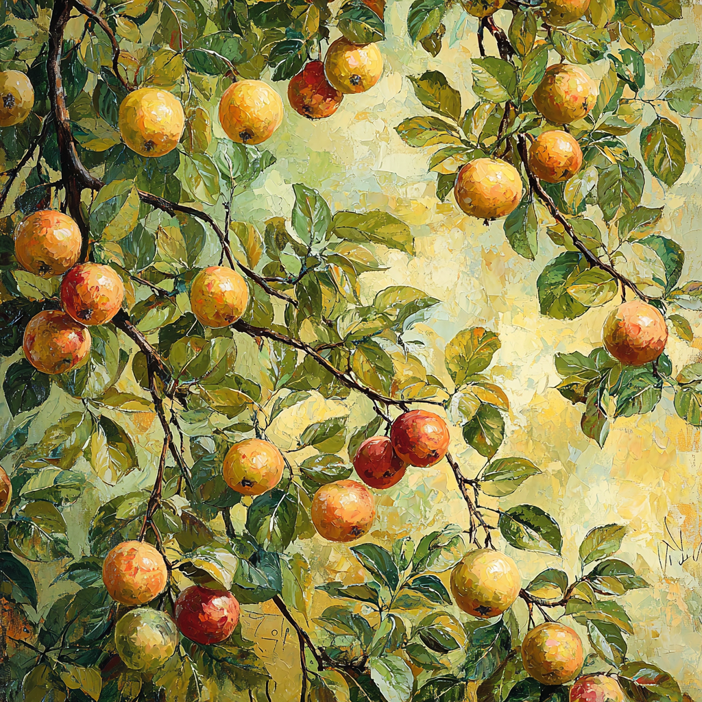 Leonardo Da Vinci Inspired Orchard's Embrace Painting By Numbers Kit