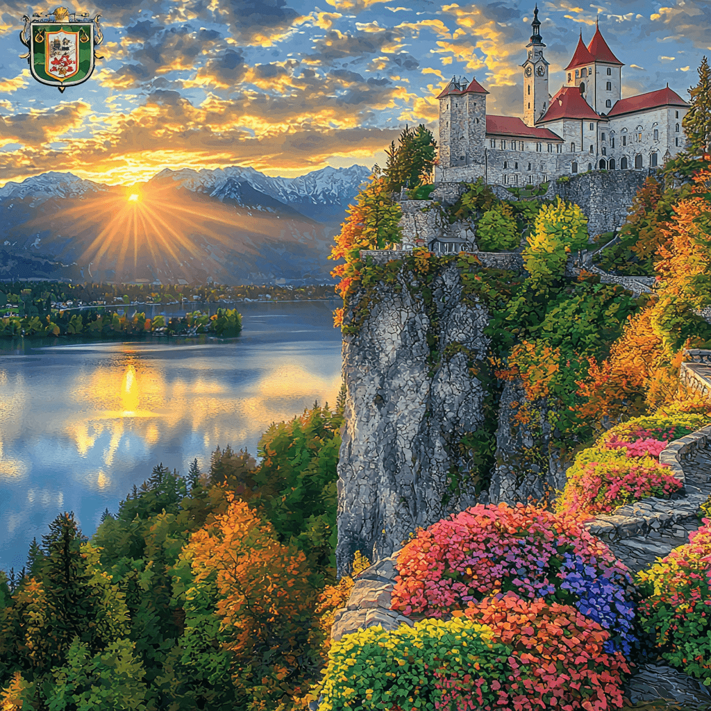 Bled Castle - Slovenia Painting Number Kit