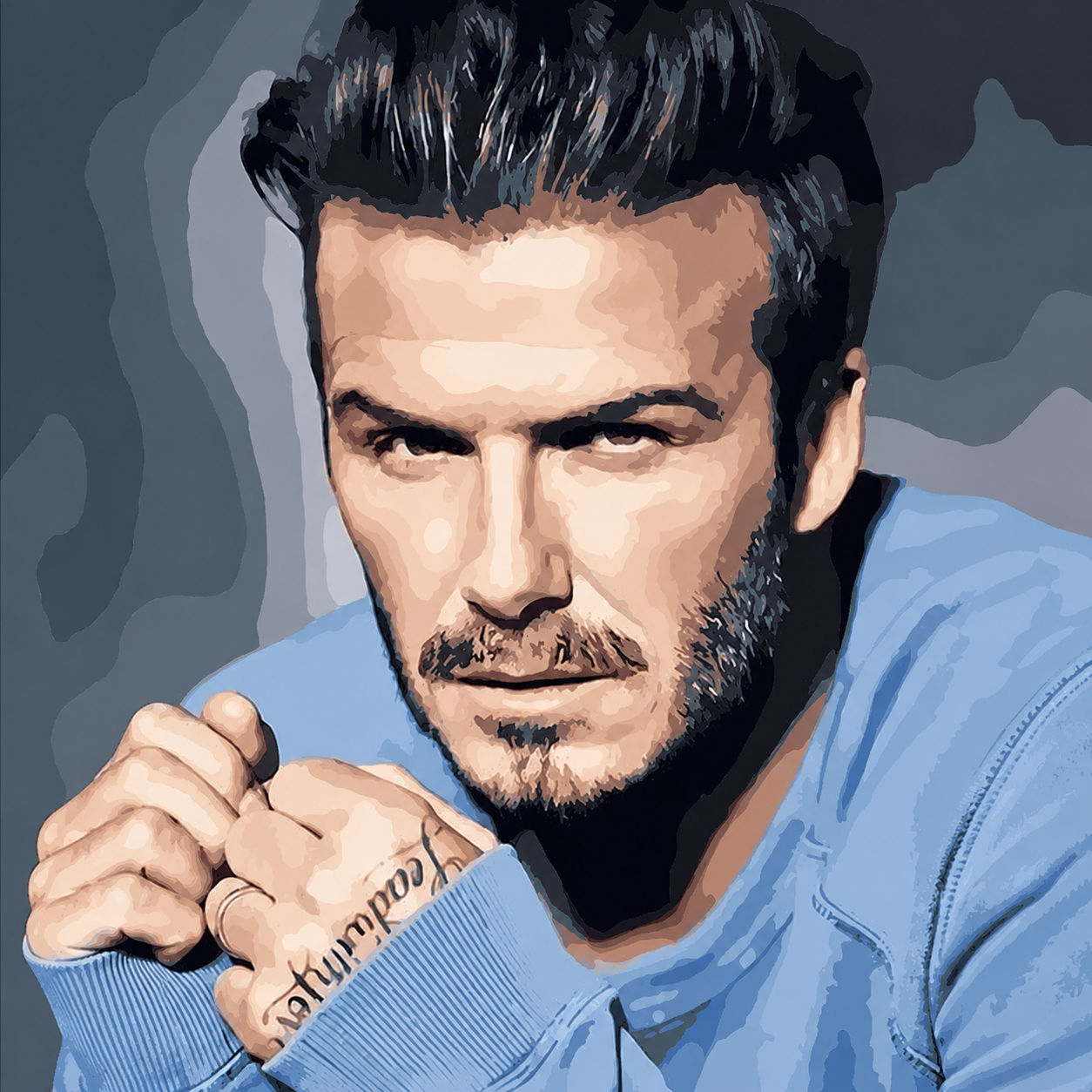 FIFA 2026 Modern Beckham Portrait Paint By Numbers