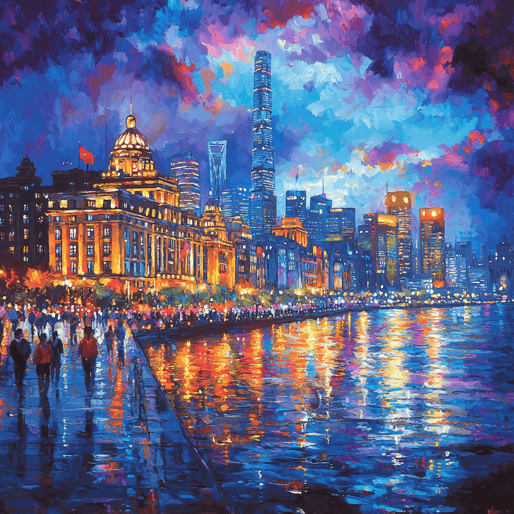 The Bund - Shanghai Number Painting