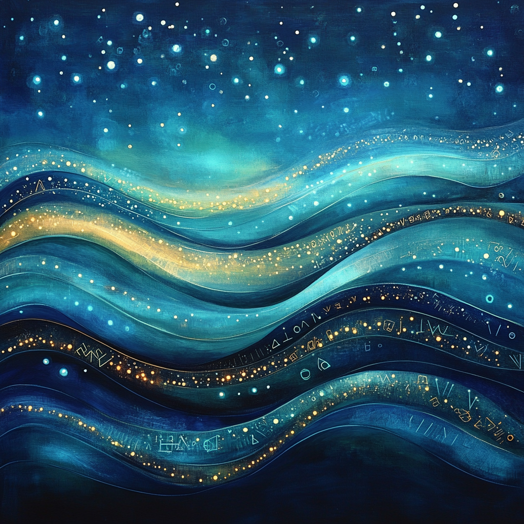 Paul Klee Inspired Ocean Lullaby Paint by numbers art