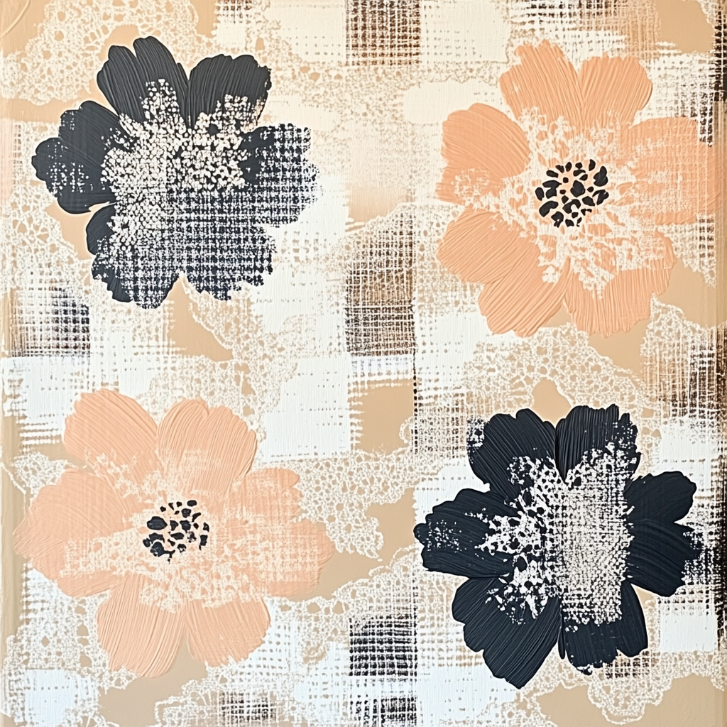 Edgar Degas Inspired Afternoon Lace Painting by numbers kit