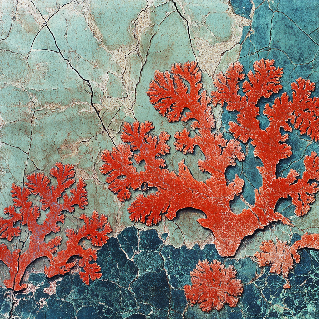 Michelangelo Inspired Celestial Reef Painting by numbers kit