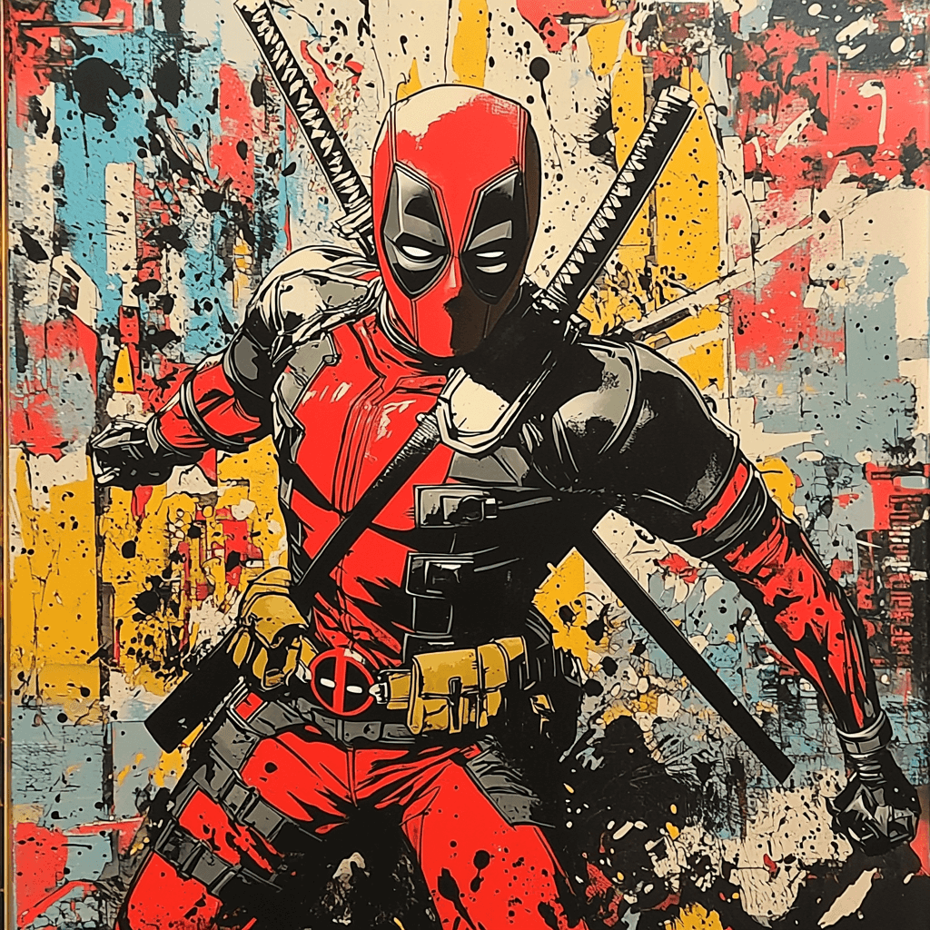 Ryan Reynolds: The Merc With A Mouth Unleashed Numbered Painting Kits