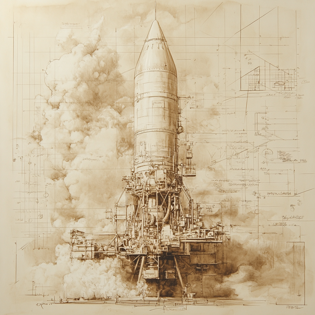 Leonardo Da Vinci Inspired Inventor Sketchbook Number painting