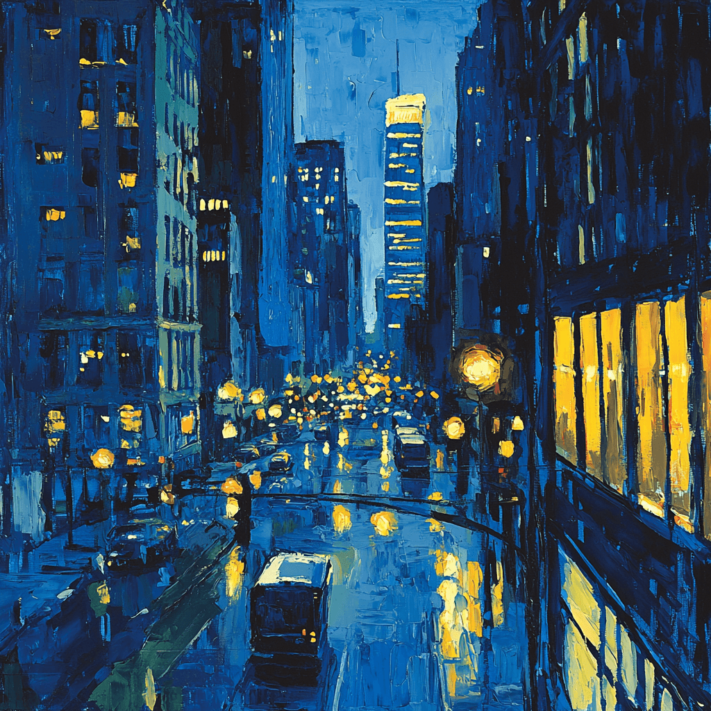 Edward Hopper Inspired Metropolitan Nights Paint By Numbers Kits