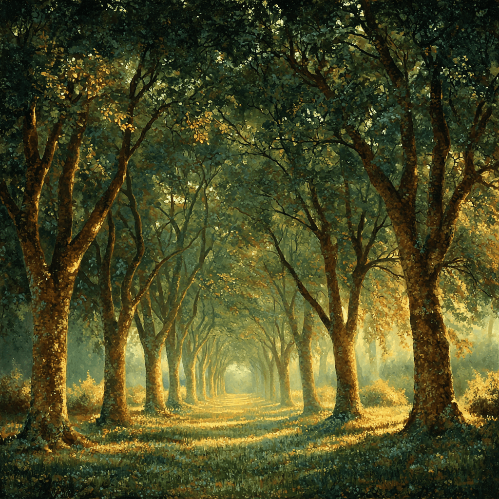 Michelangelo Inspired Mystical Forest Whispers DIY Paint By Numbers