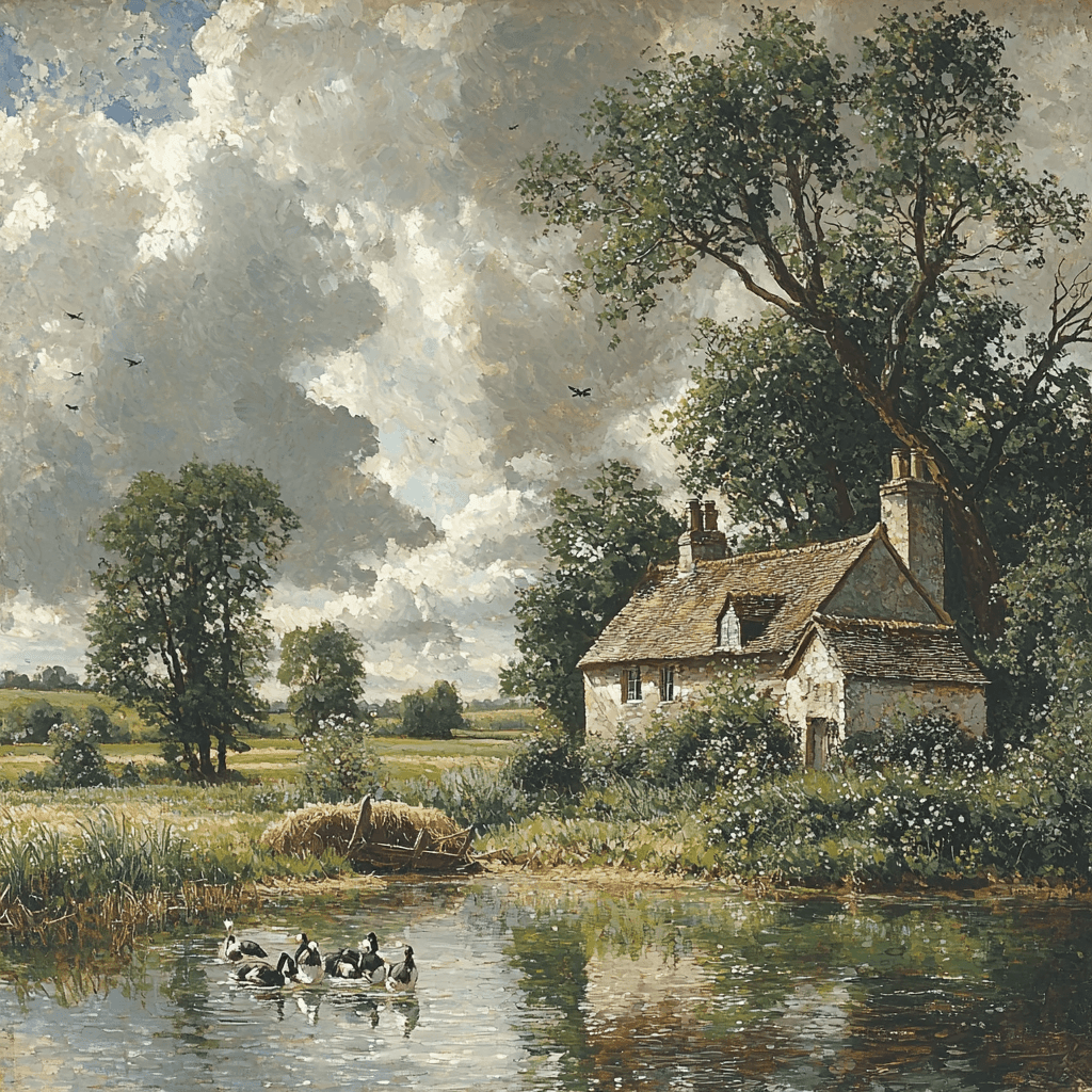 John Constable Inspired Pastoral Symphony Paint By Numbers Art