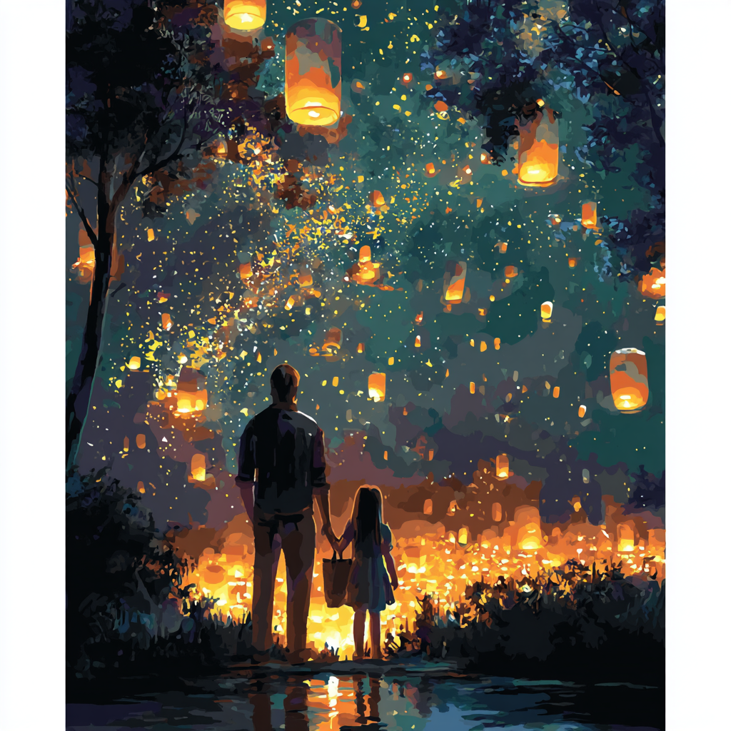 Lanterns Of Love Paint By Number