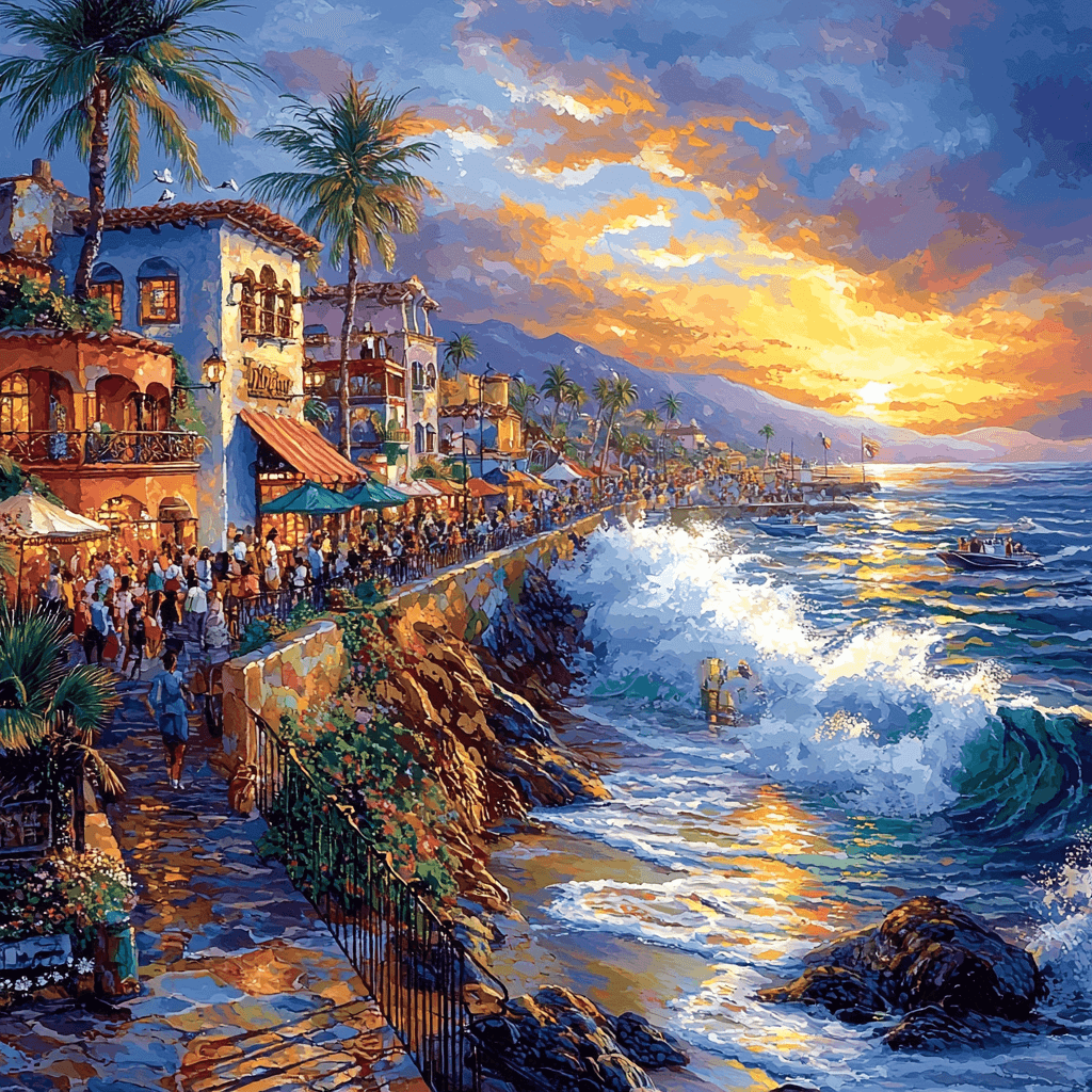 Malecón - Havana Painting Number Kit